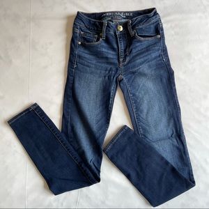 American Eagle super Stretch Skinny Jeans size: 00
